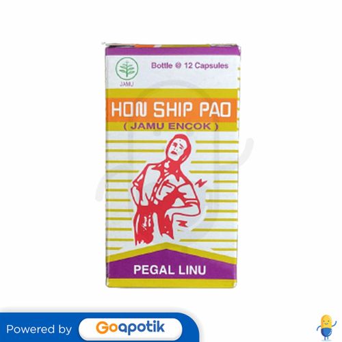 HON SHIP PAO JAMU ENCOK BOTOL 12 KAPSUL