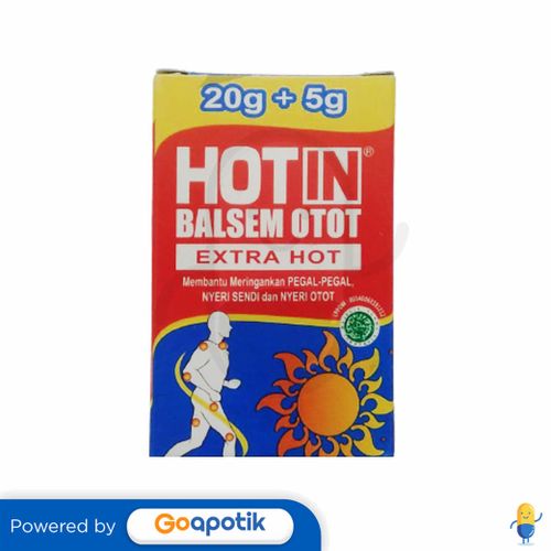 HOTIN BALSEM OTOT EXTRA HOT 20+5 GRAM POT