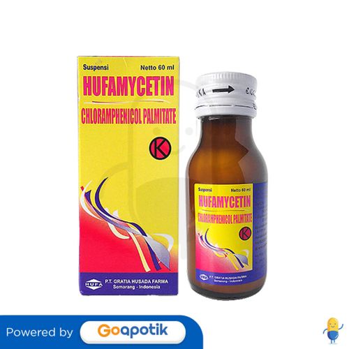 HUFAMYCETIN 125 MG/5 ML SYRUP 60 ML