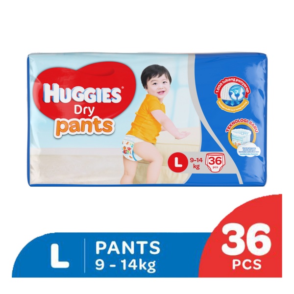 HUGGIES DRY PANTS POPOK CELANA L36 - Kegunaan, Efek Samping, Dosis dan