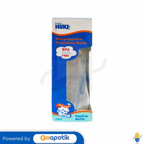 HUKI CI0229 FEEDING BOTTLE POLYPROPILANE STREAMLINE BOTTLE 250 ML