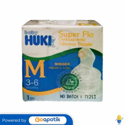 HUKI SILICONE NIPPLE SUPER FLO CI0248 UKURAN M