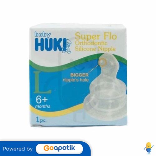 HUKI SILICONE NIPPLE SUPER FLO CI0249 UKURAN L