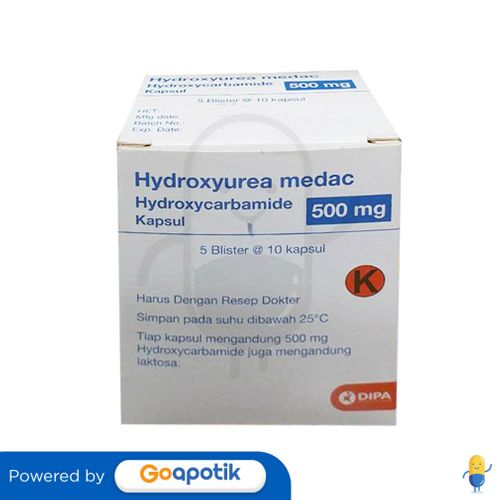 HYDROXYUREA MEDAC 500 MG BOX 50 KAPSUL