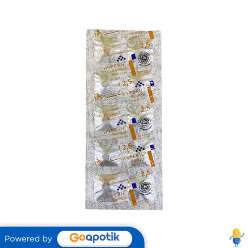 HYPERIL 2.5 MG STRIP 10 TABLET