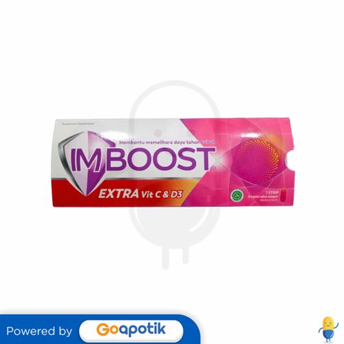 IMBOOST EXTRA VIT C DAN D3 STRIP 8 KAPLET