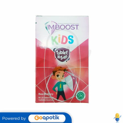 IMBOOST KIDS RASA MIXBERRY BOTOL 21 TABLET HISAP