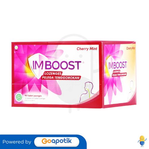 IMBOOST LOZENGES RASA CHERRY MINT BOX 15 SACHET