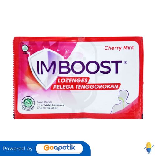 IMBOOST LOZENGES RASA CHERRY MINT SACHET 6 TABLET