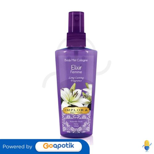 IMPLORA BODY MIST COLOGEN ELIXIR FEMME 100 ML BOTOL