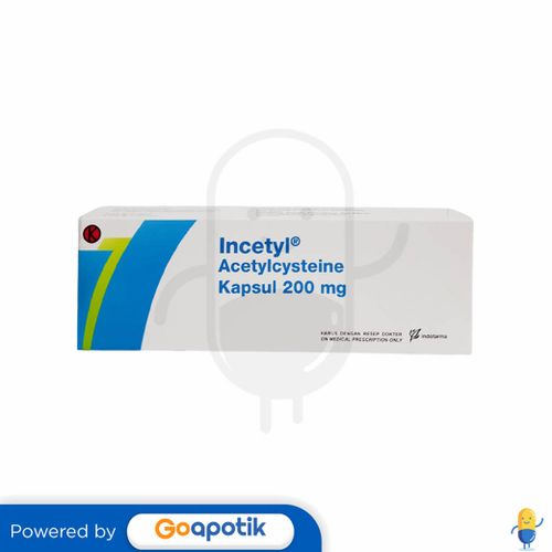 INCETYL 200 MG BOX 60 KAPSUL