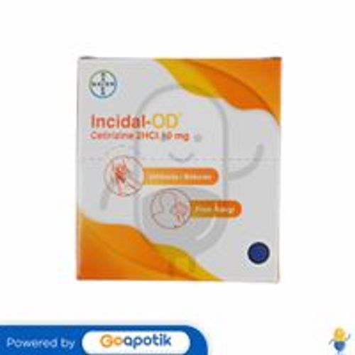 INCIDAL-OD 10 MG BOX 32 KAPSUL