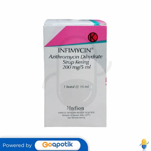 INFIMYCIN 200 MG/5 ML DRY SYRUP 15 ML