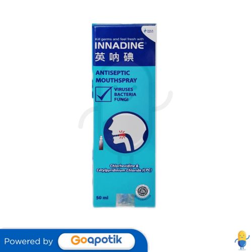 INNADINE ANTISEPTIK SOLUTION 50 ML BOTOL