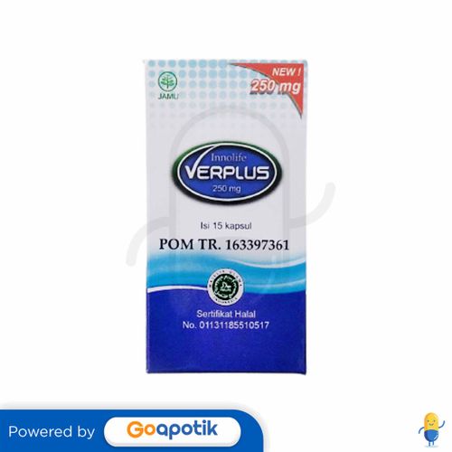 INNOLIFE VERPLUS 250 MG BOTOL 15 KAPSUL