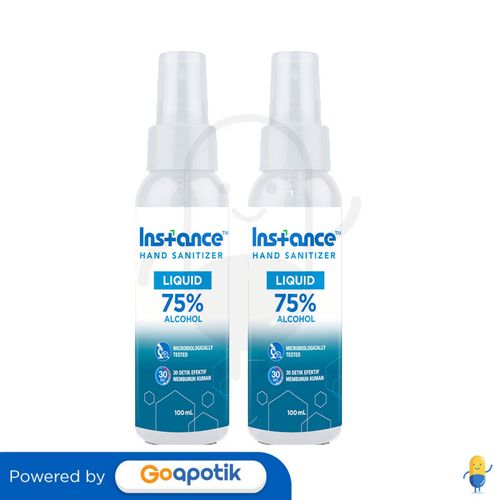 INSTANCE HAND SANITIZER SPRAY 100 ML BOTOL - TWINPACK