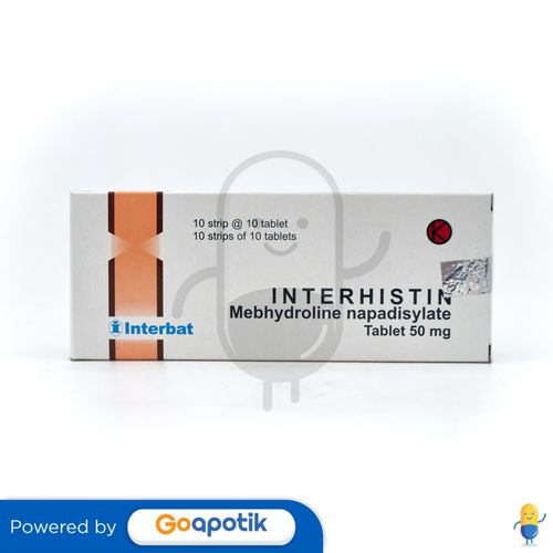 INTERHISTIN 50 MG TABLET BOX