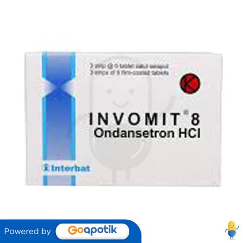 INVOMIT 8 MG BOX 18 TABLET