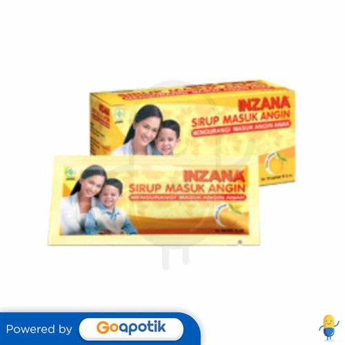 INZANA SIRUP MASUK ANGIN RASA JERUK 5 ML BOX 10 SACHET