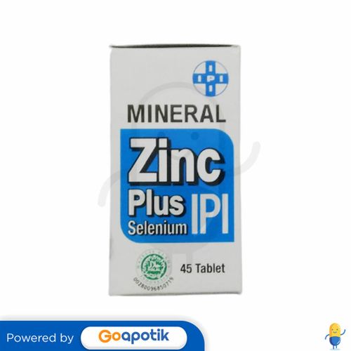 IPI MINERAL ZINC PLUS SELENIUM BOTOL 45 TABLET