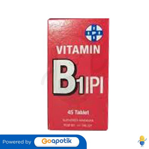 IPI VITAMIN B1 BOTOL 45 TABLET - Kegunaan, Efek Samping, Dosis Dan ...