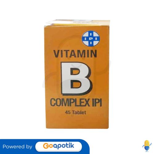 IPI VITAMIN B COMPLEX BOTOL 45 TABLET - Kegunaan, Efek Samping, Dosis ...