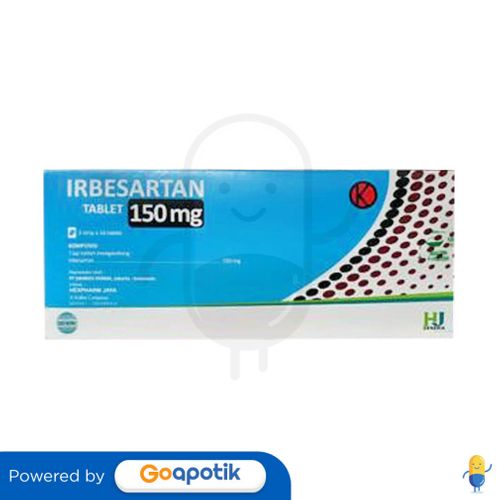 IRBESARTAN HEXPHARM 150 MG BOX 30 TABLET