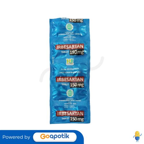 IRBESARTAN HEXPHARM 150 MG TABLET