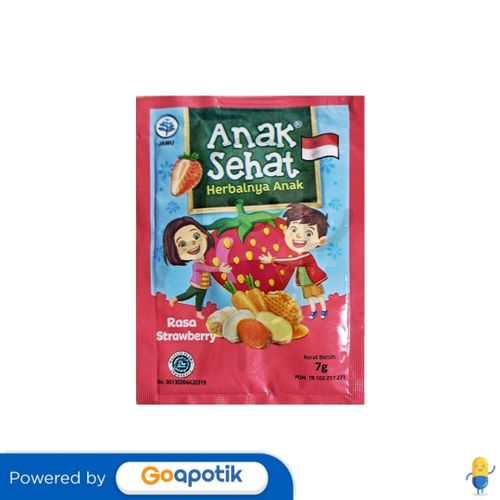 JAMU ANAK SEHAT RASA STRAWBERRY 7 GRAM SACHET