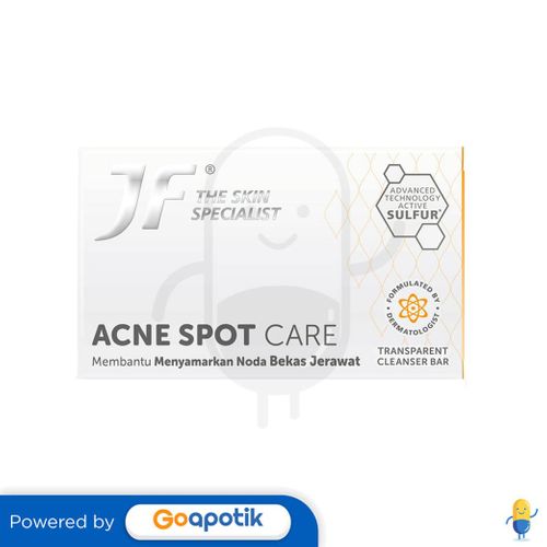 JF ACNE SPOT CARE TRANSPARANT CLEANSER BAR 65 GRAM