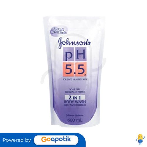 JOHNSON'S 2 IN 1 BODY WASH WITH MOISTURIZERS 600 ML