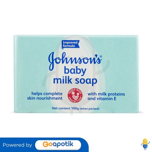 JOHNSON'S BABY SOAP MILK 100 GRAM BOX