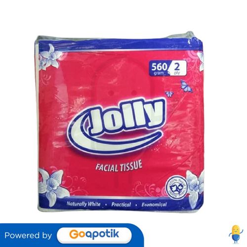 JOLLY 2PLY FACIAL TISSUE PACK 560 GRAM