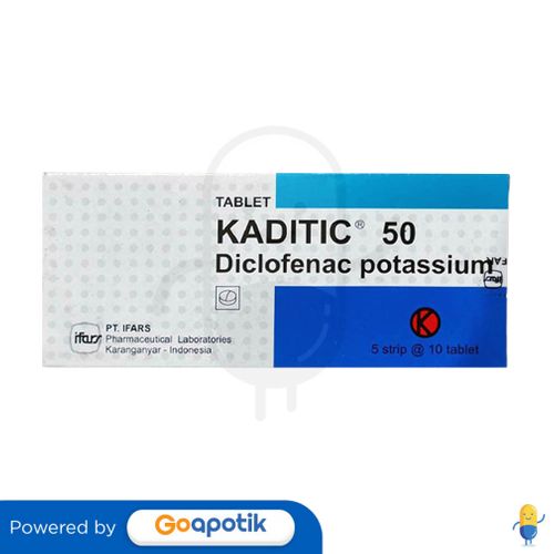KADITIC 50 MG BOX 50 TABLET