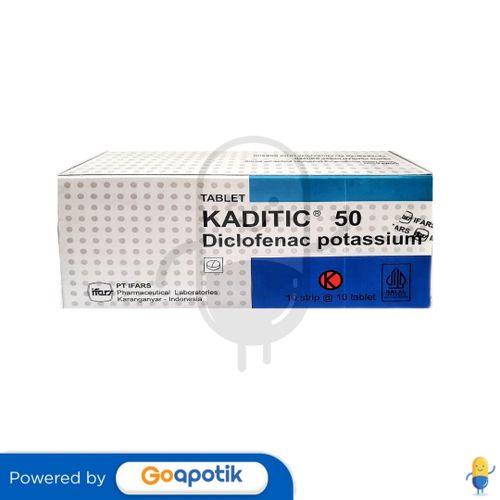 KADITIC 50 MG BOX 100 TABLET