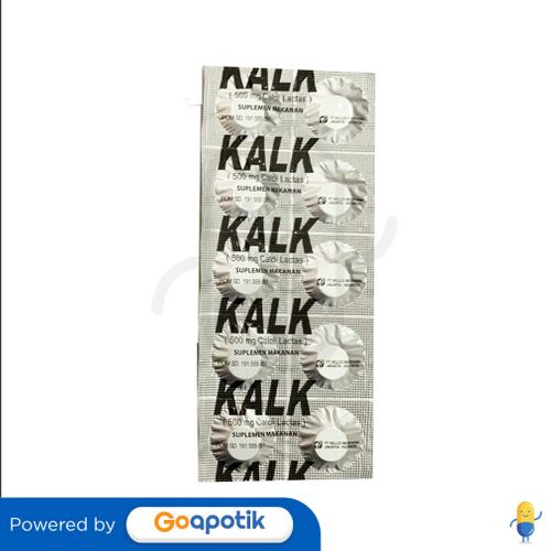 KALK 500 MG STRIP 10 TABLET