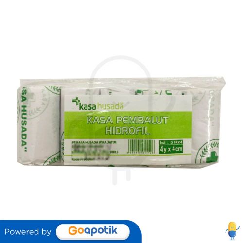 KASAHUSADA KASA PEMBALUT HIDROFIL 4 CM X 4 Y PACK 5 ROLL