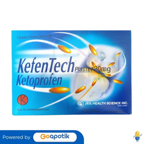 KEFENTECH 30 MG 7 PLESTER BOX 20 SACHET