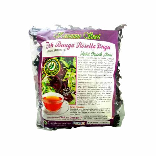 KENCONO SARI TEH BUNGA ROSELLA UNGU 100 GRAM