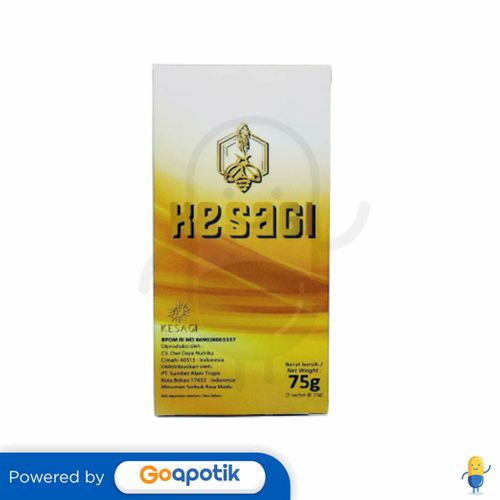 KESAGI 15 GRAM BOX 5 SACHET (75 GRAM)