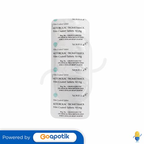 KETOROLAC NOVELL 10 MG TABLET