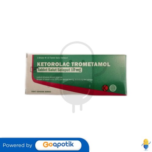 KETOROLAC TROMETAMOL BERNOFARM 10 MG BOX 30 TABLET