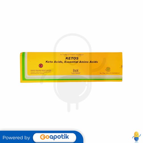 Ketos Box Isi 100 Kaplet Salut Selaput Kegunaan Efek Samping Dosis