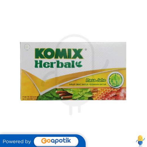 KOMIX HERBAL RASA JAHE 15 ML BOX 6 SACHET