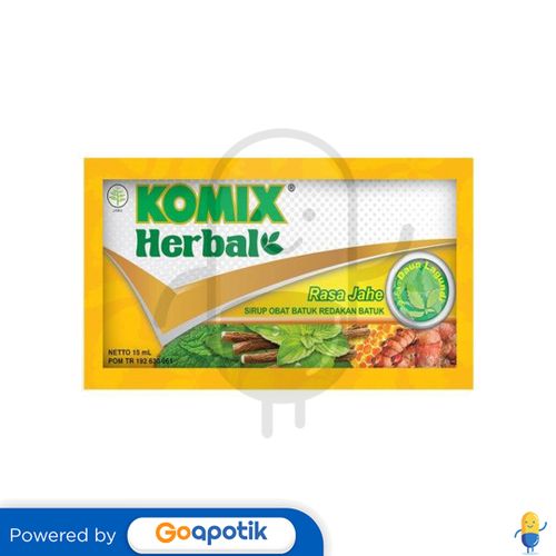 KOMIX HERBAL RASA JAHE 15 ML SACHET