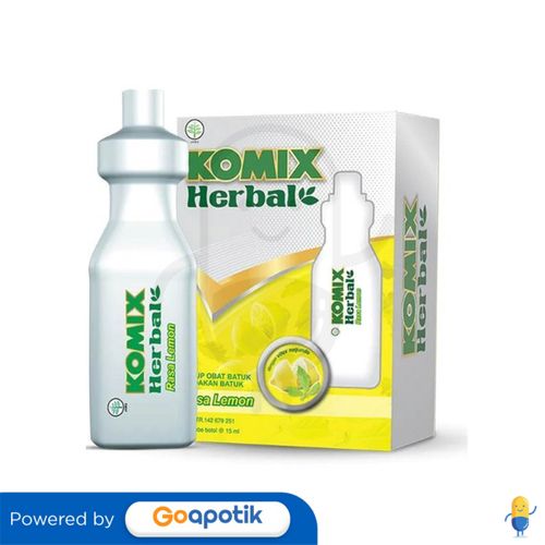 KOMIX HERBAL RASA LEMON 15 ML BOX 4 TUBE