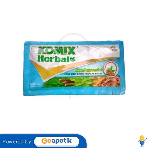 KOMIX HERBAL RASA PAPPERMINT 15 ML SACHET