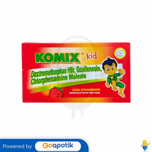 KOMIX KID RASA STRAWBERRY 5 ML BOX 10 SACHET