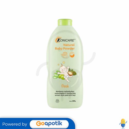 KONICARE NATURAL BABY POWDER FRESH 200 GRAM Kegunaan, Efek Samping