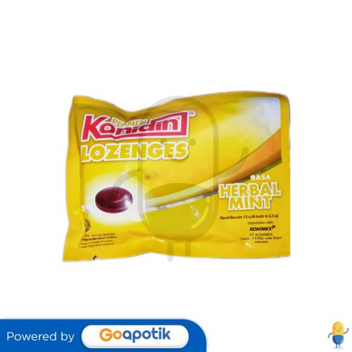 KONIDIN HERBAL MINT LOZENGES SACHET